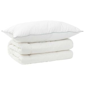 vidaXL Ensemble de couette et d'oreiller 2 pc 135x200 cm Hiver 450 GSM