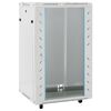 vidaXL Coffret de r&eacute;seau 18U 19" IP20 gris 60x60x100 cm