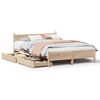vidaXL Cadre de lit sans matelas 150x200 cm bois de pin massif