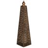 Luxform Lighting Lampe &agrave; LED sur piles Pyramid 60 cm Cuivre