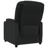 vidaXL Fauteuil inclinable Noir Similicuir