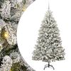 vidaXL Sapin de No&euml;l artificiel 180 cm 300 LED Blanc chaud