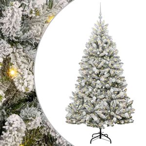 vidaXL Sapin de No&euml;l artificiel 180 cm 300 LED Blanc chaud