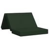 vidaXL Canap&eacute;-lit pliable 100 x 67 x 45 cm Vert fonc&eacute;