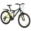 vidaXL V&eacute;lo de montagne 21 vitesses roue de 26 pouces 49 cm noir