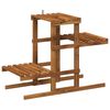 vidaXL Support de Plante Naturel 82 x 36 x 60 cm Bois d'Acacia Massif