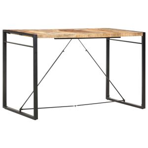 vidaXL Table de bar 180x90x110 cm Bois de manguier massif