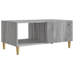 vidaXL Table basse Sonoma gris 90 x 50 x 40 cm Bois d'ing&eacute;nierie