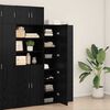 vidaXL Haut Armoire 2 pcs Ch&ecirc;ne noir 40 x 42,5 x 185 cm