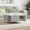vidaXL Table basse gris b&eacute;ton 80x80x36,5 cm bois d'ing&eacute;nierie