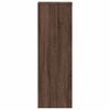 vidaXL Supports pour plantes 2 pcs ch&ecirc;ne marron bois d'ing&eacute;nierie