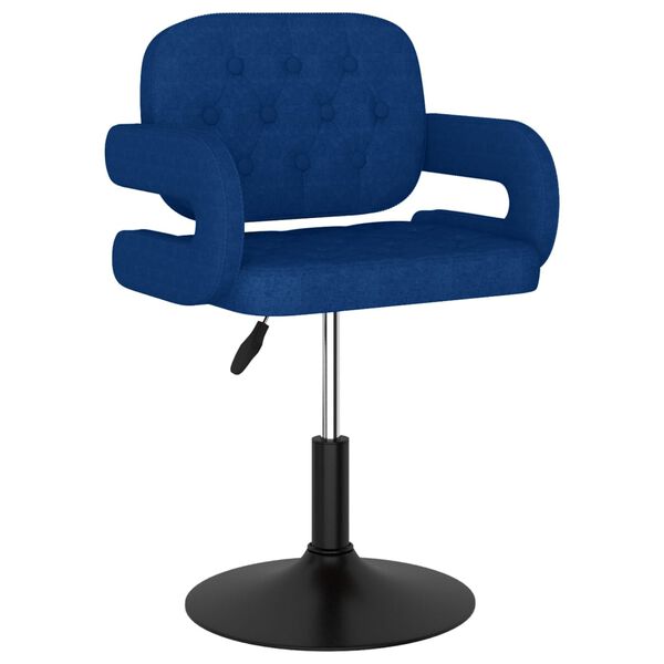 vidaXL Tabouret de bar Bleu Tissu