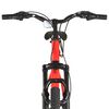 vidaXL V&eacute;lo de montagne 21 vitesses Roues 29 pouces Cadre 53 cm Rouge