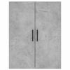 vidaXL Armoire murale gris béton 69,5x34x90 cm