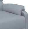 vidaXL Fauteuil Gris clair Tissu