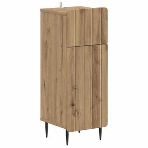 vidaXL Meuble de Rangement de Salle de Bain ZWOLLE Ch&ecirc;ne artisanal