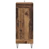 vidaXL Buffet Bois Ancien 34,5 x 34 x 90 cm Bois d'ing&eacute;nierie et fer