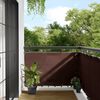 vidaXL &Eacute;cran de balcon marron 90x1000 cm 100% polyester oxford
