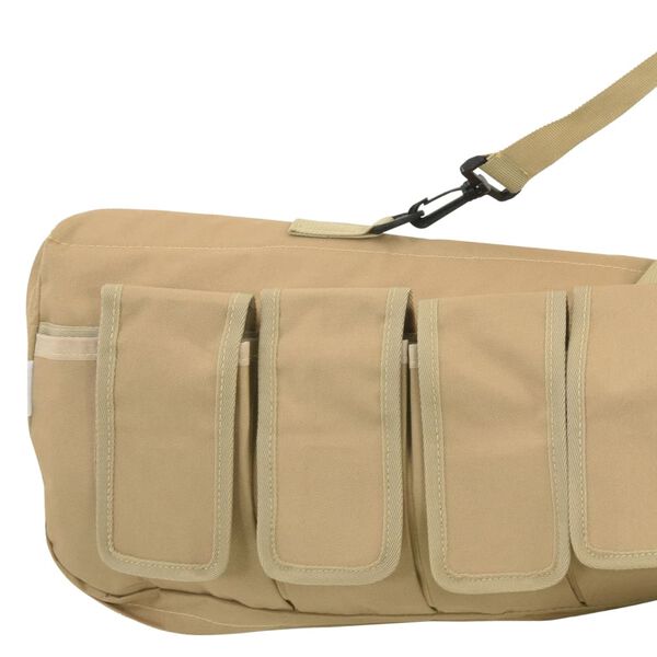 vidaXL Sac &agrave; fusil avec bretelles 135 cm tissu oxford