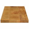 vidaXL Dessus de table 80x30x2,5 cm rectangulaire bois massif manguier