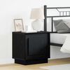 vidaXL Cabinet de chevet 2 pcs Noir 44 x 34,5 x 45 cm