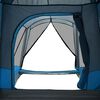vidaXL Tente familiale tunnel 8 personnes bleu imperm&eacute;able