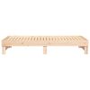 vidaXL Lit coulissant sans matelas 2x(90x200) cm Bois de pin massif