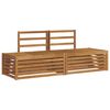 vidaXL 2 pc Ensemble de canap&eacute;s d'ext&eacute;rieur Bois d'Acacia Massif
