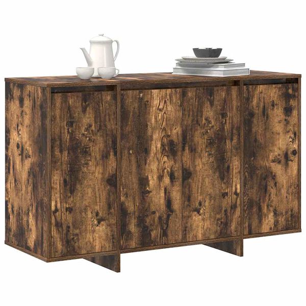 vidaXL Buffet Ch&ecirc;ne fum&eacute; 120 x 41 x 75 cm Bois d'ing&eacute;nierie