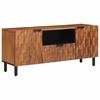 vidaXL Meuble TV avec tiroir Finition Acacia Brun 105 x 33 x 46 cm