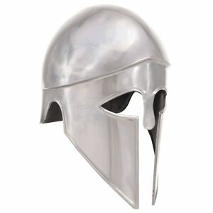 vidaXL Casque de guerrier grec antique pour GN Argent&eacute; Acier