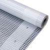vidaXL B&acirc;che Leno 260 g/m&sup2; 4 x 8 m Blanc