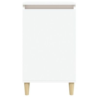 vidaXL Tables de chevet 2 pcs blanc 40x35x70 cm bois d'ingénierie