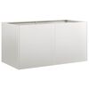 vidaXL Jardini&egrave;re 80x40x40 cm acier inoxydable