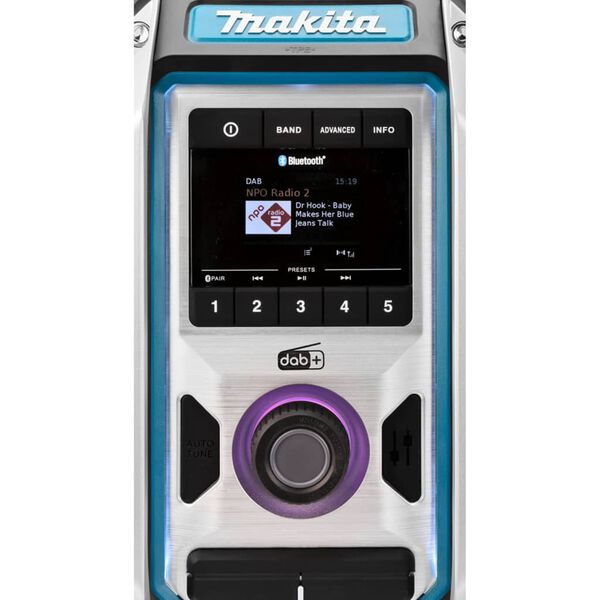 Makita Radio Bluetooth DAB Noir et bleu