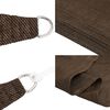 vidaXL Voile d'ombrage 160 g/m² Marron 3,6x3,6x3,6 m PEHD
