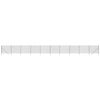 vidaXL Cl&ocirc;ture en treillis m&eacute;tallique anthracite 2x25m acier galvanis&eacute;