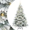 vidaXL Sapin de Noël artificiel avec 300 LED Vert 210 cm PE et PVC