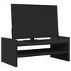 vidaXL Support de moniteur noir 50x27x20 cm bois d'ingénierie