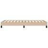 vidaXL Cadre de lit sans matelas cappuccino 80x200 cm similicuir