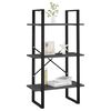vidaXL Étagère de rangement gris 60x30x105 cm bois d'ingénierie