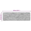 vidaXL Tapis de cuisine multicolore 60x180 cm lavable antid&eacute;rapant