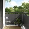 vidaXL Paravent de balcon anthracite 1000x100 cm r&eacute;sine tress&eacute;e