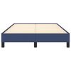 vidaXL Cadre de lit sans matelas bleu 120x200 cm tissu