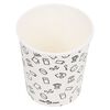 vidaXL Tasses &agrave; caf&eacute; en papier 200 ml 1000 pcs Blanc et noir