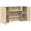 vidaXL Bureau réception chêne sonoma 180x50x103,5 cm bois d'ingénierie