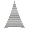 vidaXL Voile d'ombre 5 x 7 x 7 m HDPE Triangulaire Gris clair et blanc