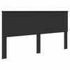 vidaXL T&ecirc;te de lit Ch&ecirc;ne Noir 100 cm Bois d&rsquo;ing&eacute;nierie