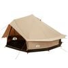 vidaXL Tente familiale Cr&egrave;me 10 personnes Polycoton
