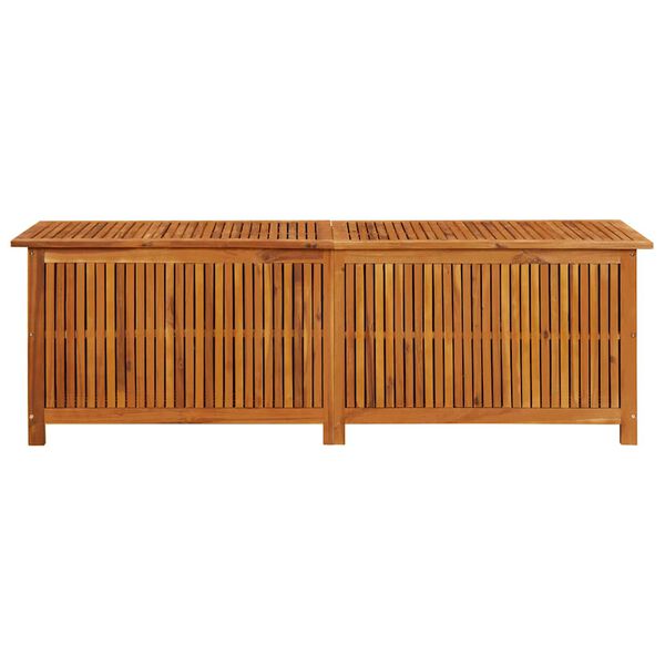 vidaXL Boîte de rangement de jardin 175x50x58 cm Bois d'acacia solide